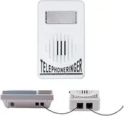 GAOHOU Telephone Ringer Amplifier Strobe Light Flasher Bell Extra-Loud Telephone/Phone Ringer