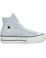 Converse Chuck All Star CTAS Lift Hi Blue Cloudy Daze Sneakers Women 8 - A10809F
