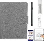 Xnote - Ai-powered Smart Writing Set, Smart Notebook with Pen Real Time Sync, Digital Pen Real-Time Synchronization Digitization for Office Note Drawing (Gray-a)