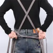 Canvas Apron Set 2pcs For Men And Women Waterproof With Adjustable Strap