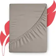 Premium 1000-Thread-Count Egyptian Cotton Twin XL Fitted Sheet Only - 16 Deep...