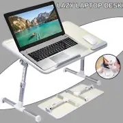 Fold able Laptop Desk Portable Mobile Computer Desk Stand Adjustable Bed Table