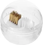 OATIPHO Nail Drill Bits Cleaning Brush Box Portable Manicure Supply with Detachable Design Stylish Appearance Easy to Use Nail Drill Bit Dust Brush for Cleaning