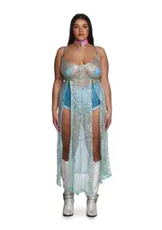 [Club Exx] Plus Always Glistening Sequin Set