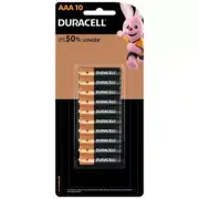 Duracell AAA Coppertop Batteries - 10 Pack