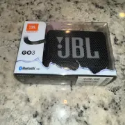 JBL Go3 Bluetooth Speaker-Brand New in Box - Black Color