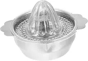 Mikinona 1Pc Stainless Steel Manual Lemon Squeezer Portable Hand Juicer Tool for Home Camping and Picnics Material Easy to Clean present for Citrus Lovers