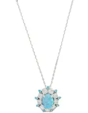 [Georgini] Opal Glow Barangaroo Created Pendant in Silver