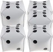 5 Pack Dice Giant Inflatable Dice Big Dice Large Dice Balloons Inflatable Dice Game Night Theme Party Decorations Inflatables