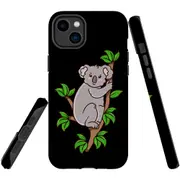 For iPhone 14 Plus Case Tough Protective Cover, Koala Illustration