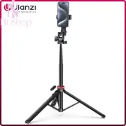Tripod Stand Quick Release with Remote, Phone Holder Shoe Mount for Camera/Mic