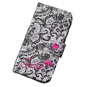 Painting Pattern Coloured Drawing Horizontal Flip Pu Leather Case With Holder and Card Slots and Wallet For Iphone 7 Plus and 8 Plus(Lace Flower)