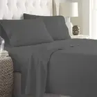 Nice Bedding 1000 Thread Count Select AU Size & Item Grey Solid