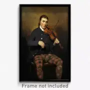 Sir Henry Raeburn - Niel Gow, 1727 - 1807. Violinist and composer Print 11x17