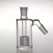 1x 14mm Heavy Clear Glass Ash Catcher 45 Degree 45° For Smoking Pipes Hookah