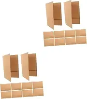 HOODANCOS 2sets Paper Magazine File Folder Document Travel Folder with Closure A4 Size Office Organizer Paper Magazine Files 10pcs*2