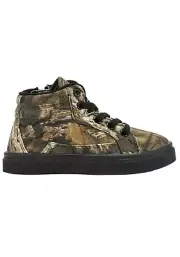 Oomphies Mossy Oak Break Up Country Tyler Shoes for Kids Size 7 New /w Box