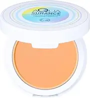 [J.CAT BEAUTY] Aquasurance Compact Foundation, Water-Infused Full Coverage Powder Foundation, Helps Minimise Pores for Natural Flawless Complexion, Light Beige