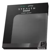POG STEALTH 12 Pocket Zip Trading Card Binder - Black