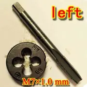 HSS M7 × 1.0 mm left Hand machines tap and die Threading Tool Metric set