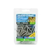 Zenith 8G x 50mm Stainless Steel Type 17 Decking Screws - 50 Pack - CDH9450