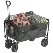Folding Wagon Cart Trolley 136KG Weight Capacity With Extra Large Wheels AU
