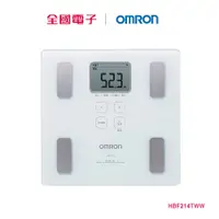 在飛比找蝦皮商城優惠-OMRON體重體脂肪計  HBF214TWW 【全國電子】