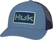 [HUK] Women's Trucker, Ladies Anti-Glare Snapback Fishing Hat, Bold Patch