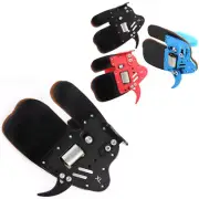 Archery Finger Guard Leather Tab Glove Protector Gear Pad Bow Target Hunting