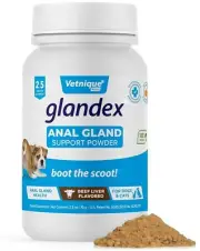 Glandex Dog & Cat Gland Sac Fiber Supplement Powder with Pumpkin