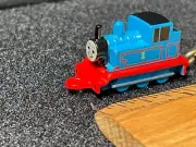 RARE! First Run ERTL Thomas The Train Keychain "THOMAS" #0282U