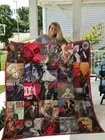 Billy Idol Albums Quilt Blanket, Gift for fan Music Lovers