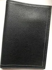 CRATE BARREL Black Passport Cover