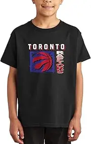 Junk Food Kids NBA Scribble Square-Officially Licensed Youth Short Sleeve T-Shirt for Boys & Girls