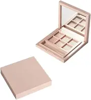 2pcs Empty Eyeshadow Container Makeup Highlighter Eye Shadows Palette Blush Palette Women Eyeshadow Palette Organiser Makeup Organizer for Vanity Empty Eyeshadow Palette Pink
