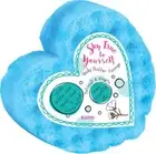 Soap Filled Sponge Exfoliating Moisturising Body Buffer Heart Patchouli Amyris