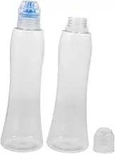 ERINGOGO 4Pcs Squeeze Bottles Refillable Condiment Dispenser for Honey Ketchup Soy Sauce Salad Dressing Travel with Caps for Food Storage