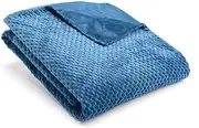 Plaid Velvet 130x170 cm Midnight Blue Checkerboard