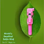 Candy Bar Selfie Stick World's Smallest And Guaranteed To Fit In Your Pocket - Color: Lime Green