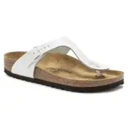 Women's Birkenstock Gizeh BS, style#1023897, size 5.0, color Patent White
