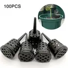 100pcs/Set Fertilizer Basket For Flower Pot Osmocote Bonsai Orchid Plants