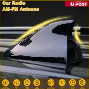 Universal Car Roof Aerial Radio AM/FM Shark Signal Fin Ariel Antenna Arial Black (for: Volvo)