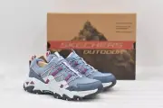Women's Skechers D'Lites Hiker - Hillock Sneaker Size 8 Slate/Pink