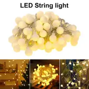 LED Globe Bulb Ball Fairy String Lights Battery Garden Outdoor Indoor Xmas Party