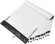 ExtraPrint 800PCS Courier Bags - 350mm x 480mm Plastic Mailing Satchels - Self-Sealing Packing Shipping Poly Mailer - Eco-Friendly Postage