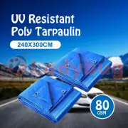 Handy Hardware® 2PCE Tarpaulin UV Resistant Waterproof Strong Durable 3m