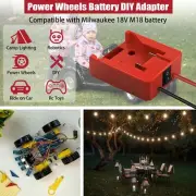 2-Pack Power Wheels Milwaukee M18 Battery Conversion Kit for DIY RC Car Robotics