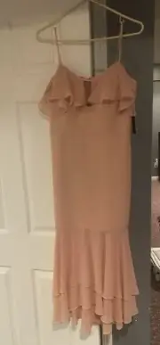 AIDAN MATTOX Womens Pale Pink Formal Gown Dress 6 NWT