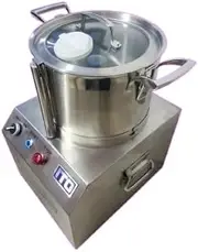 Commercial Food Processor Fritter Machine 750W 6L Meat Mincer Stainless Steel