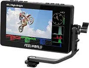 FEELWORLD F5 Prox 5.5 Inch 1600nit Hight Bright DSLR Touch Screen DSLR Camera Field Monitor with F970 External